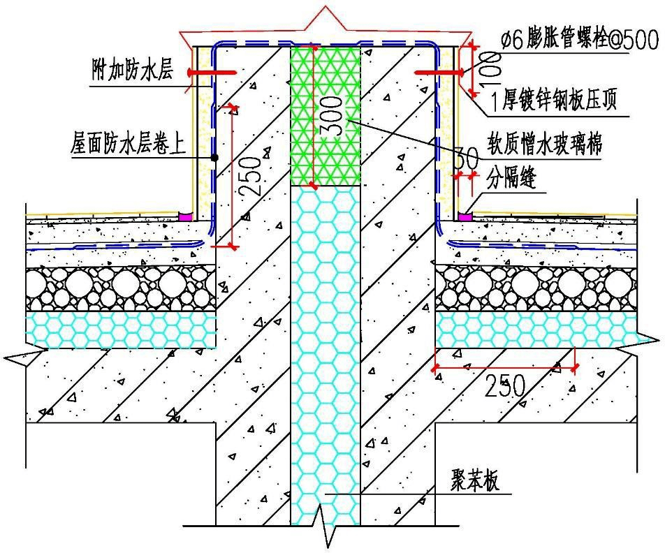 屋面工程质量如何创优?中建工地这样干!_mm_女儿墙_高度