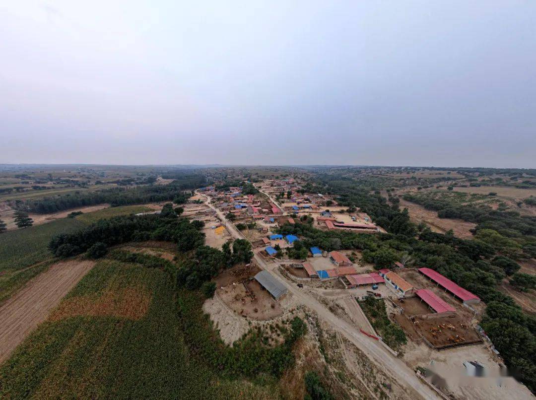 航拍库伦镇哈尔稿村(摄影 视频)