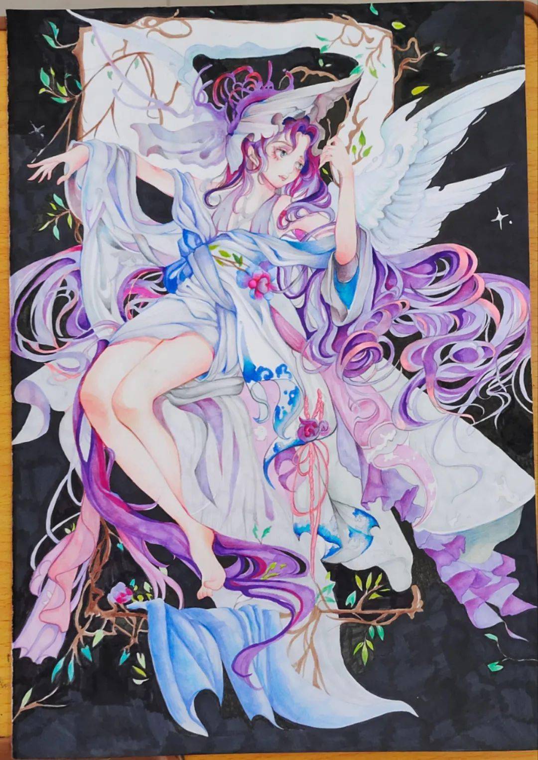 7-9月季度绘画比赛丨【成年组】作品赏析 投票_姓名_年龄_张文婧