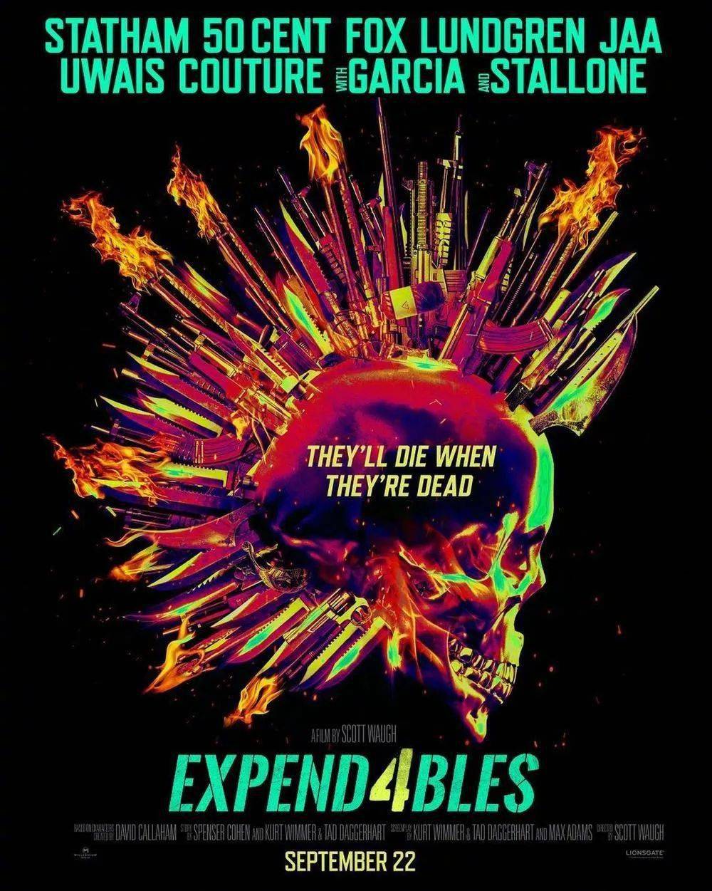 火爆热映丨《敢死队4:最终章》硬核·热血·爆烈!最后见证猛男团!