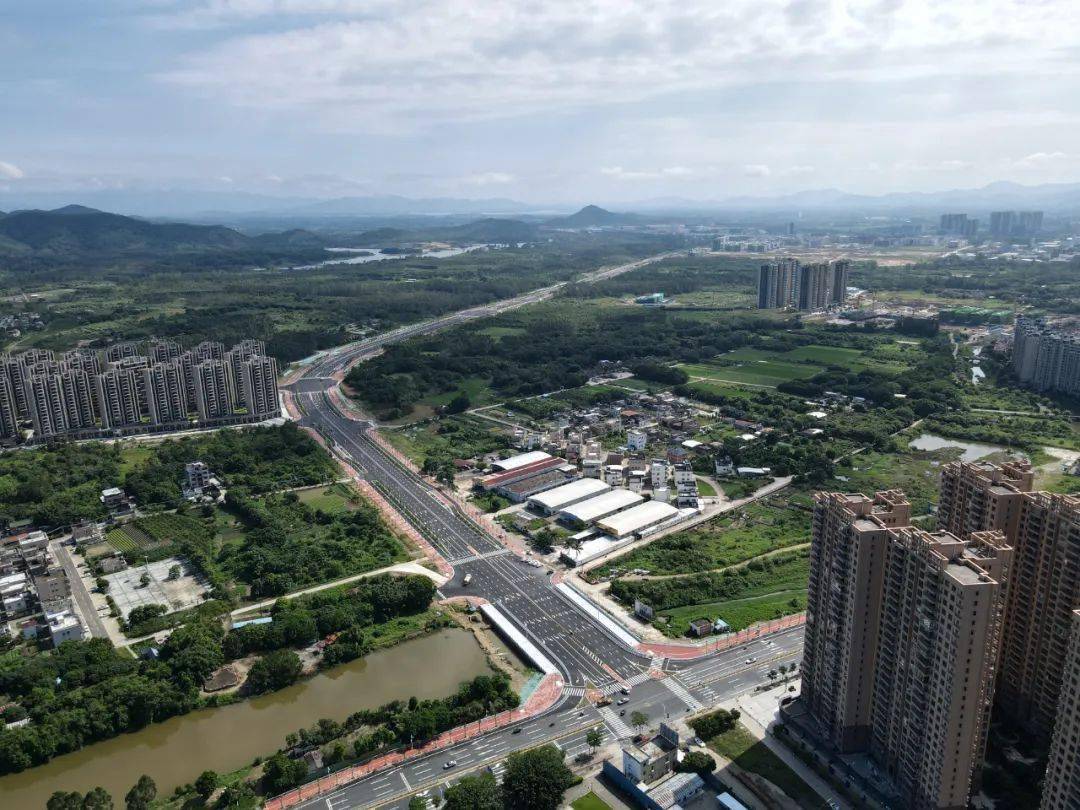 海丰北四环路通车了._县城_建设_城市
