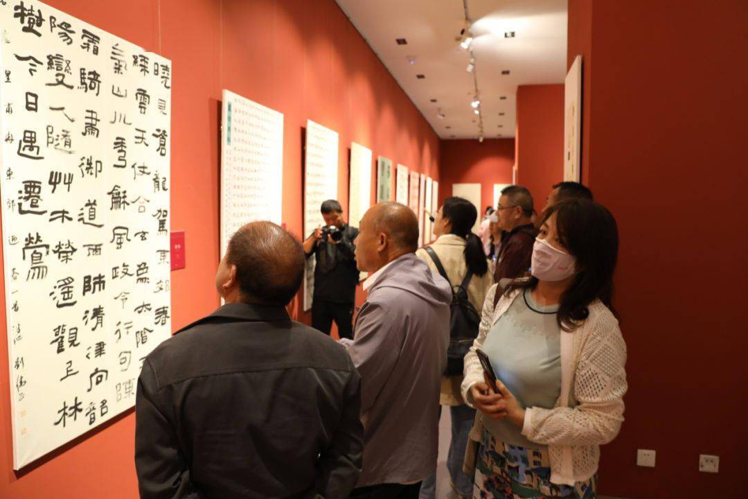 2022"中国书法·年展"全国篆书,隶书,篆刻作品展在内蒙古乌海开幕