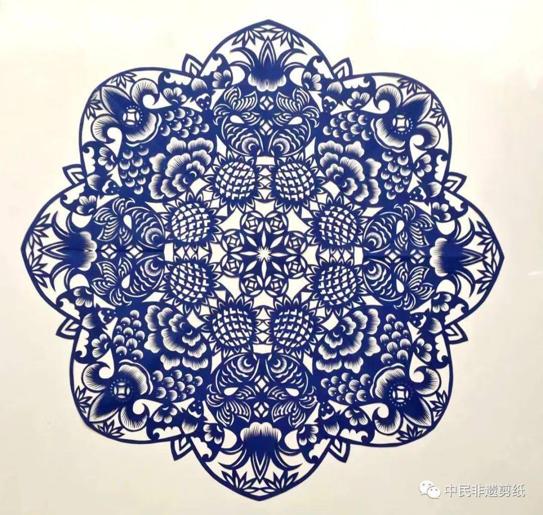 陕西延安甘泉纪小琴剪纸作品赏析_民间_全国_培训