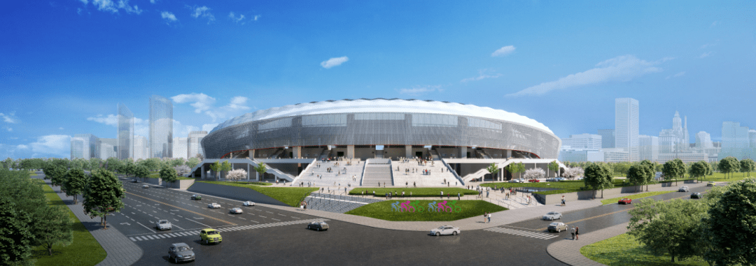效果图刘荣江表示,南安市体育场的建设,可提高南安市