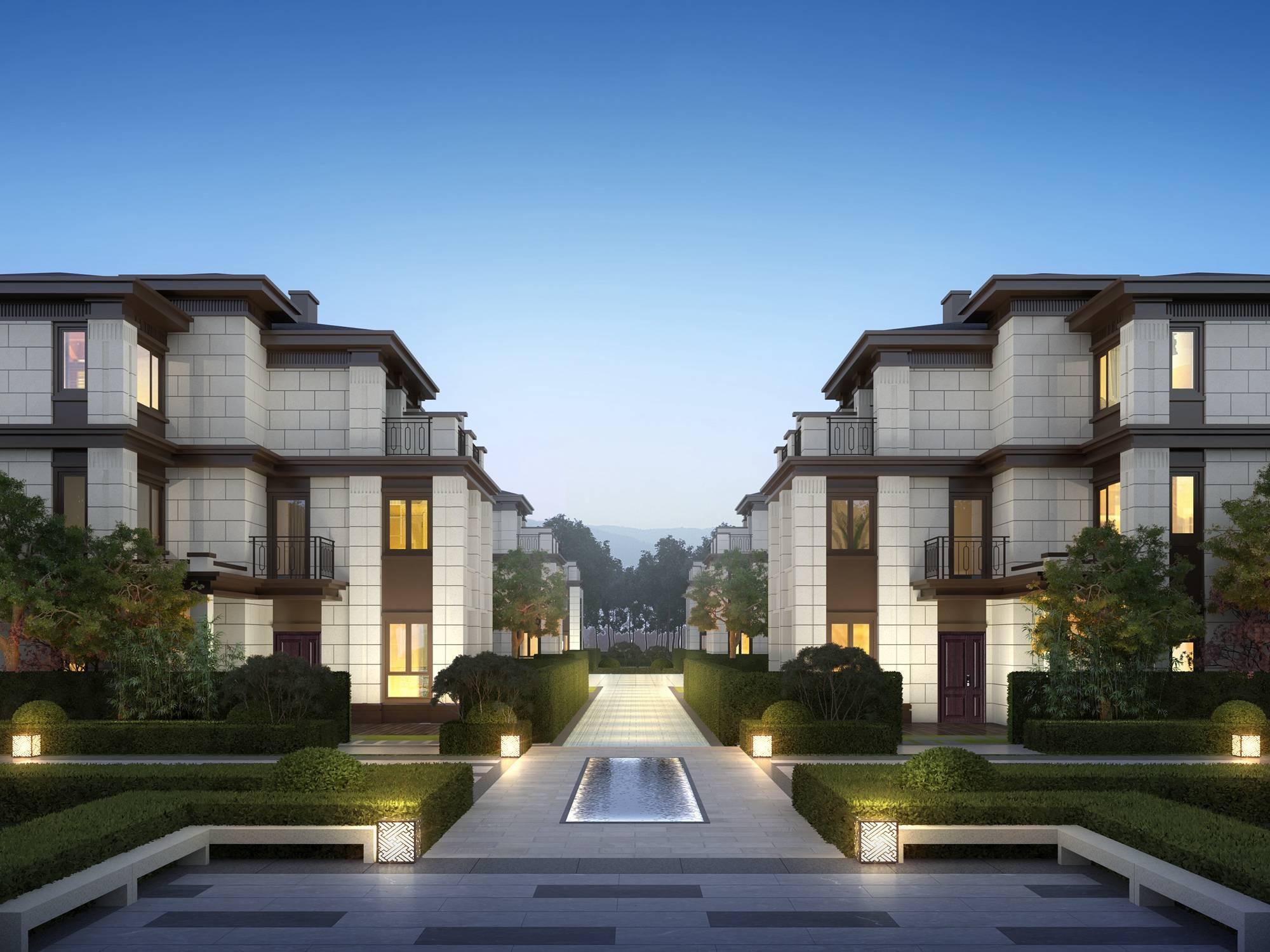 项目介绍| 南岸金隅南山郡主力户型为180~218㎡_整体_别墅_公园