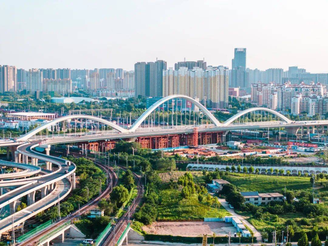 郑州新"彩虹桥"即将完工,高清大图来了→_郑州市_河南_桥梁