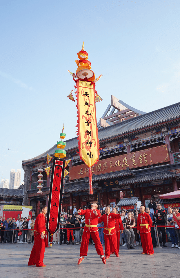 融媒现场:皇会展演现场精彩瞬间_南开_天津_文化