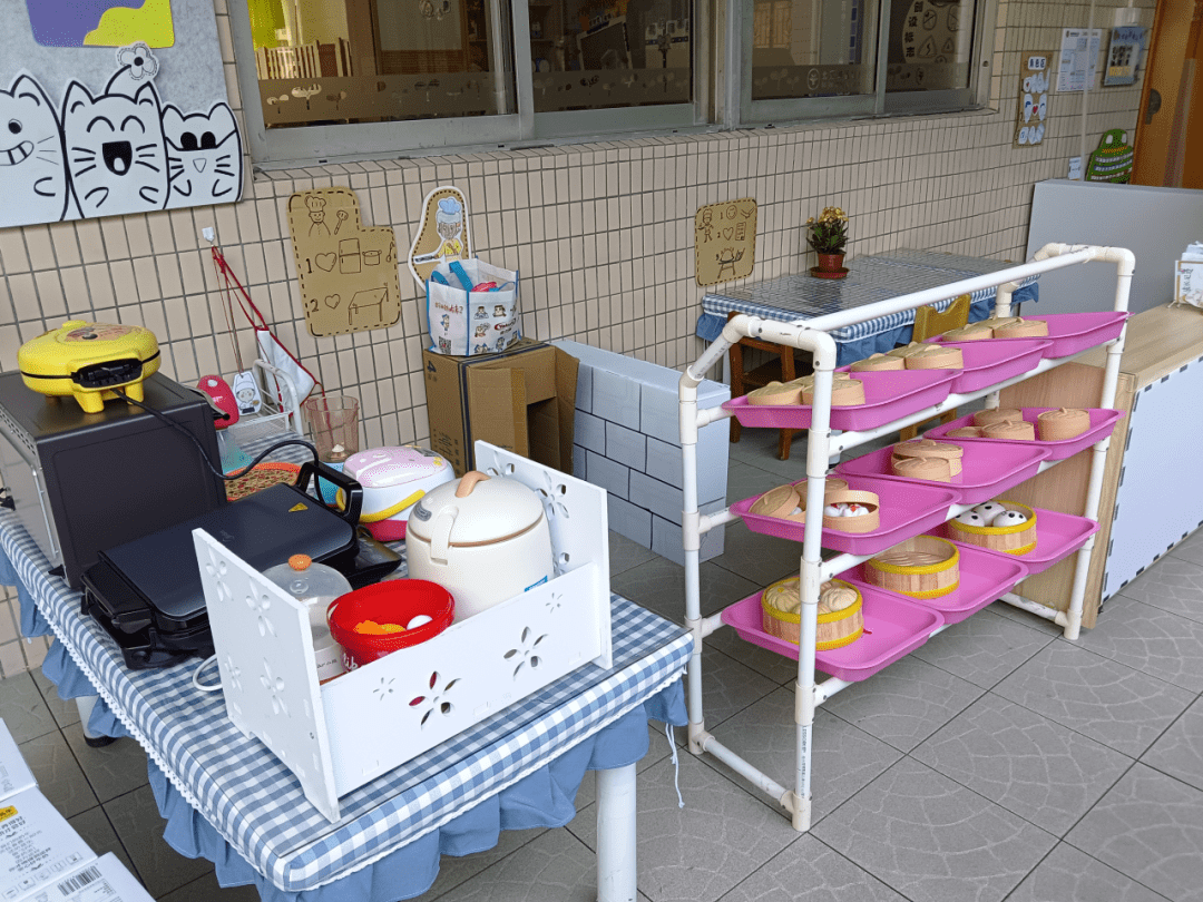 【雅正幼·活动】舌尖美食畅玩乐园——北滘镇雅正幼儿园中班级角色区