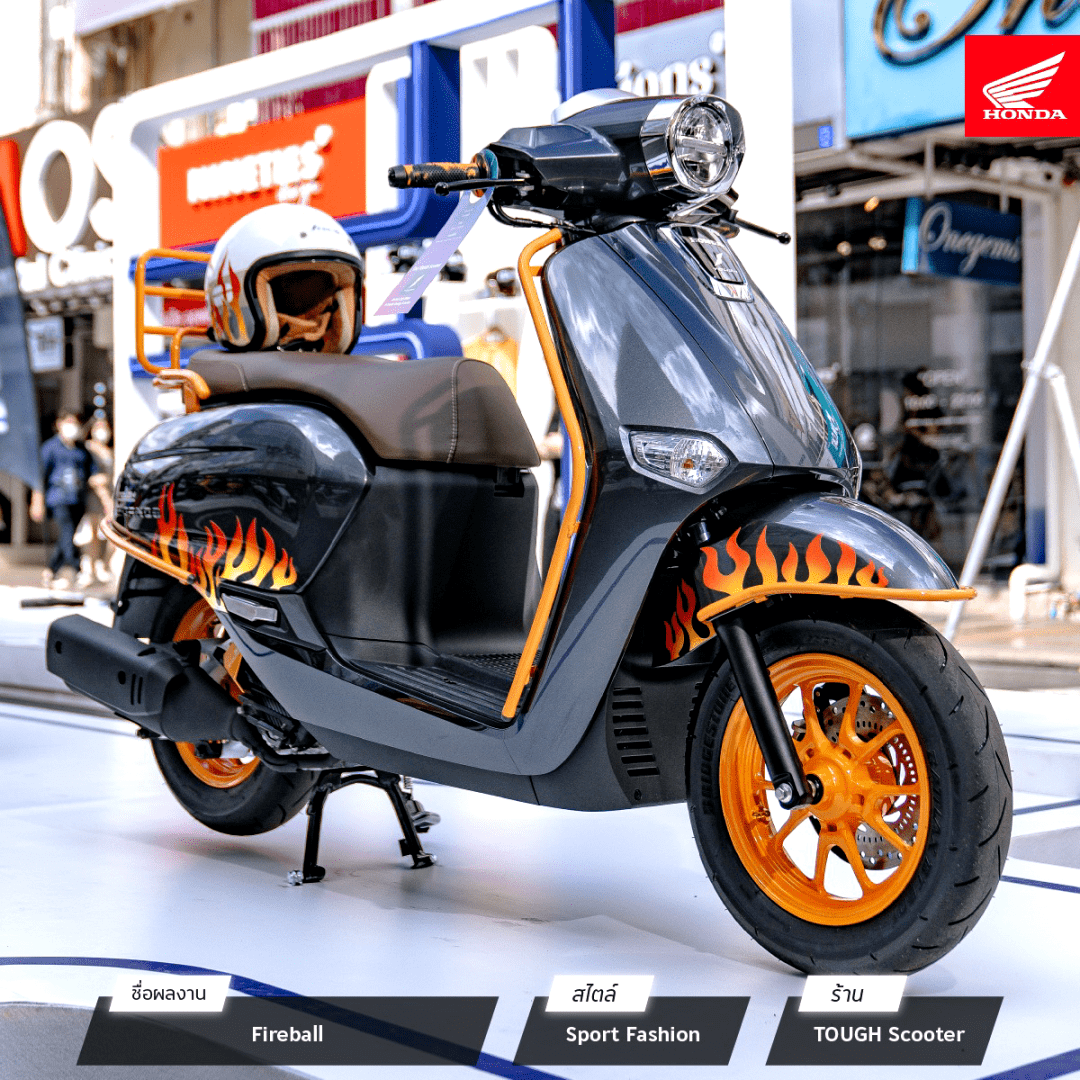 改装:泰国 honda giorno   复古踏板的个性化_搜狐汽车_搜狐网