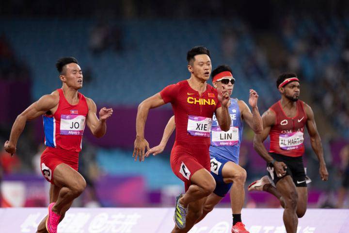 组图:谢震业,陈冠锋晋级杭州亚运会男子100米决赛_选手_浙江_王建龙