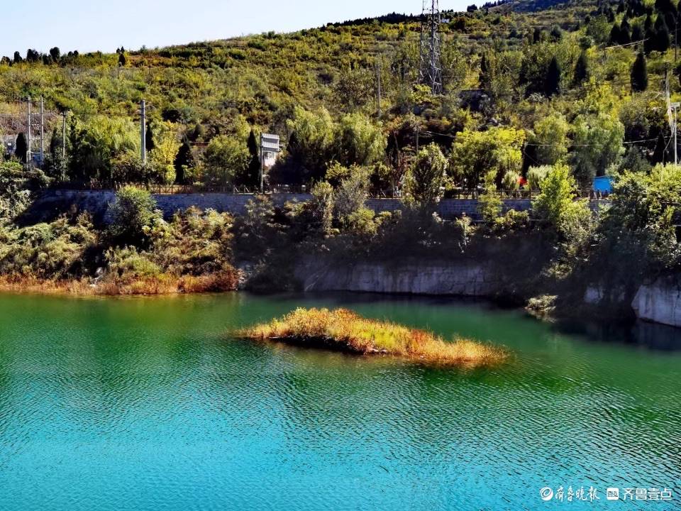 双节拍丨南部山区近郊游,天蓝蓝水蓝蓝的锦绣川水库_济南_李春英