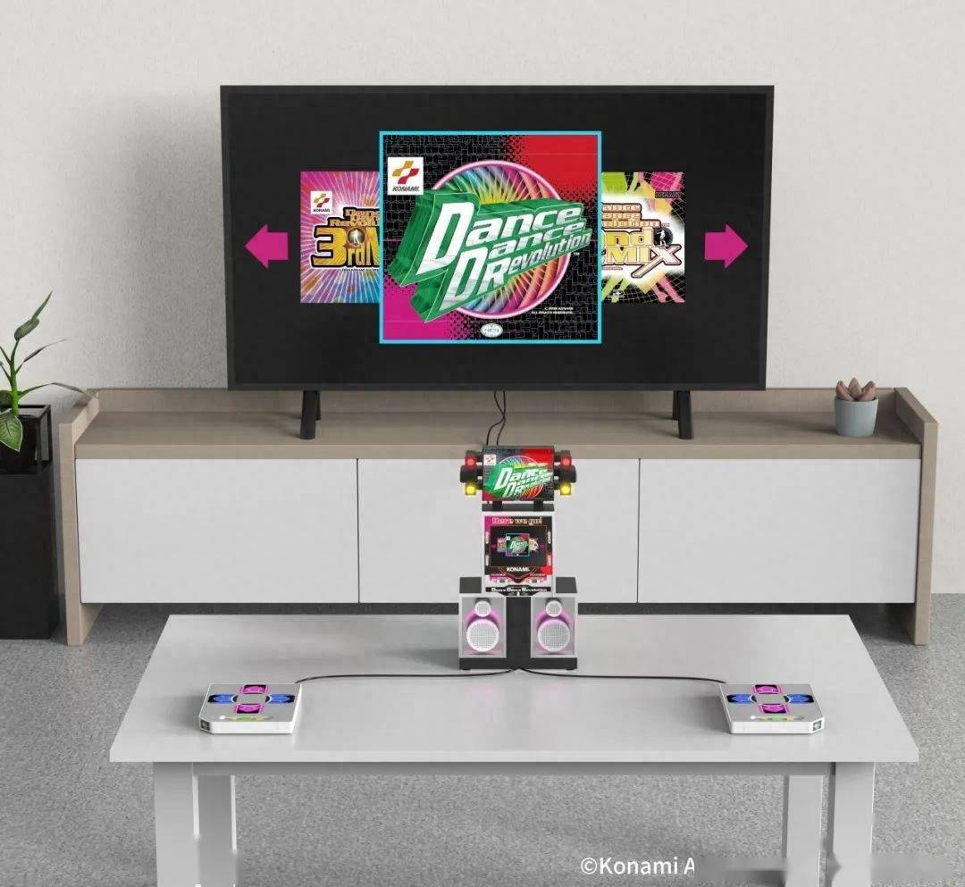 ddr跳舞机的迷你版主机发表 原尺寸1/5大小_预定_日元_mini