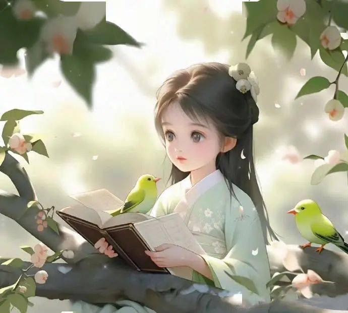 【精选高清头像】q版古风 清纯可爱小美人头像壁纸