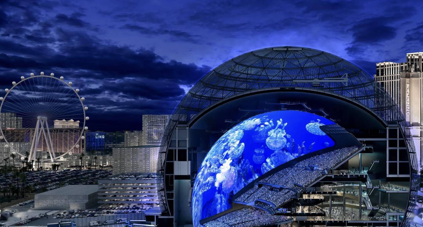 耗资23 亿美元的全球最大球体建筑,是怎么造出来的?_sphere_演出_观众