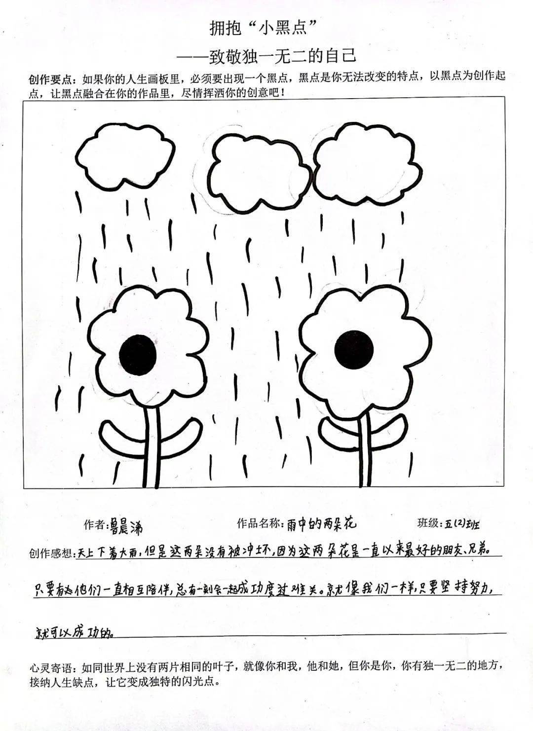 希望我们都能学会拥抱生命中的小黑点,拥抱更美好的自己!