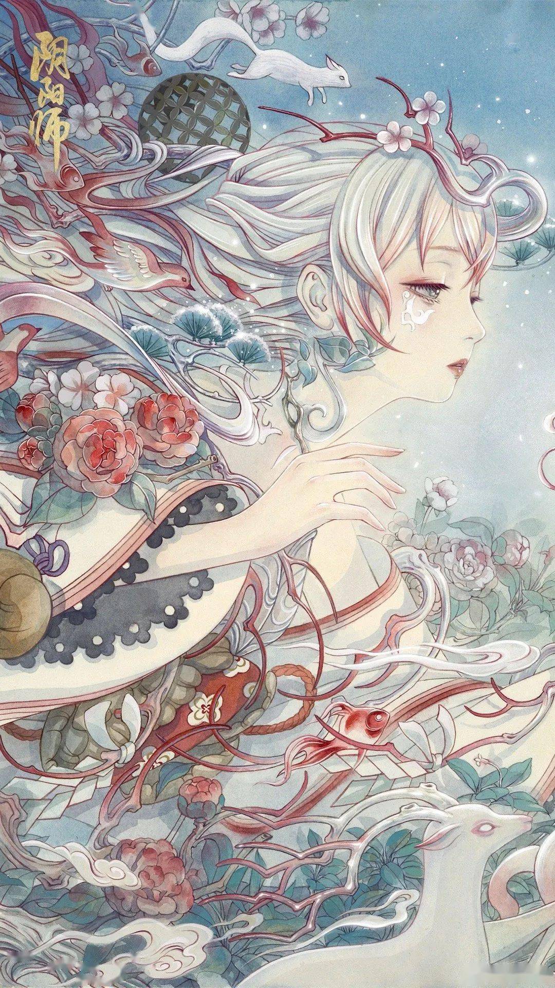 她的手绘插画诠释了什么叫神仙画画,古香古色,看了才知道什么叫做英雄