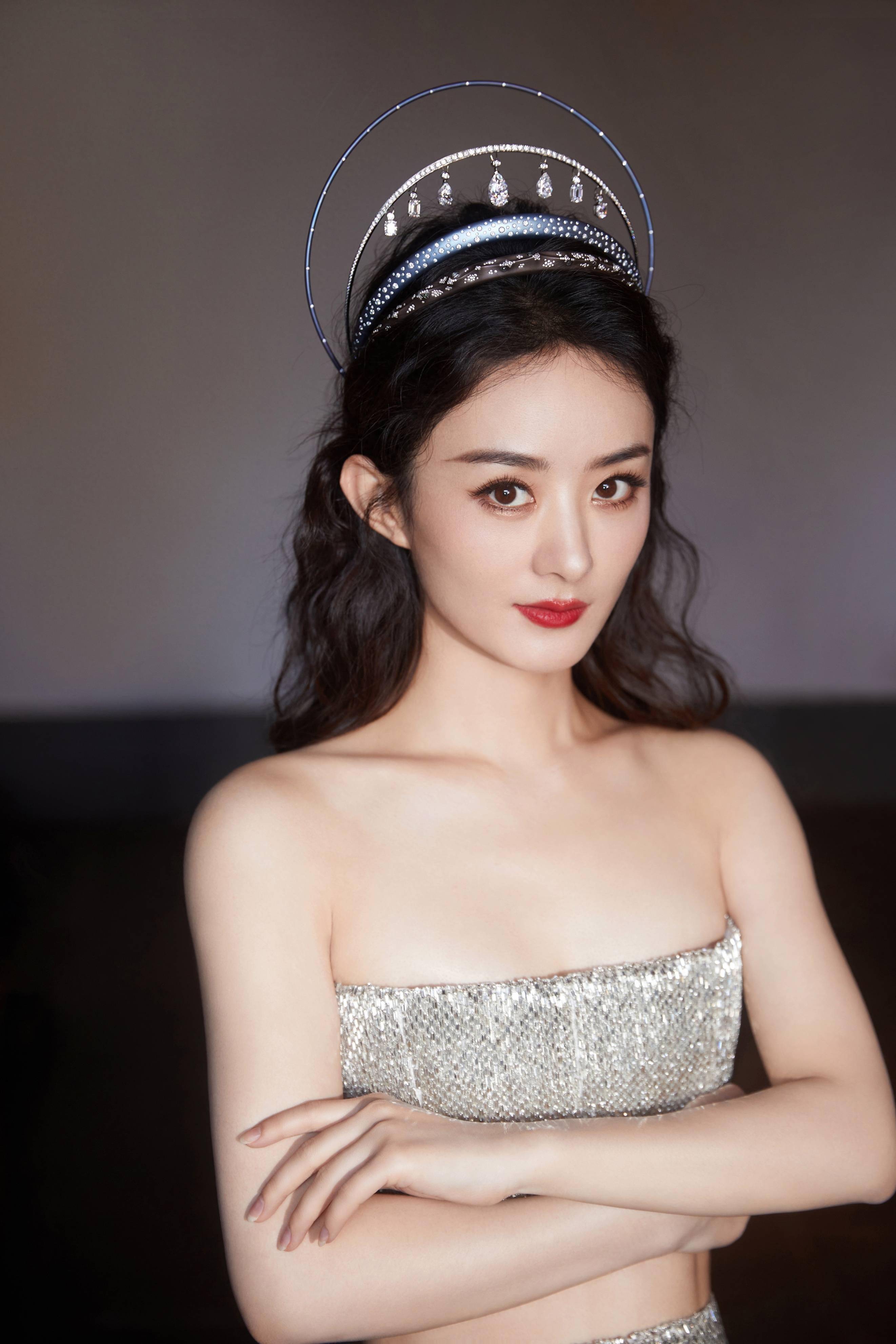 赵丽颖戴比尔斯品牌代言人:熠熠风采,珠宝配美人!_气质_绮丽_女神