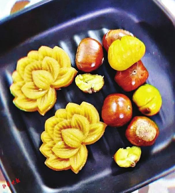 栗子糕_蜂蜜_牛奶_白砂糖