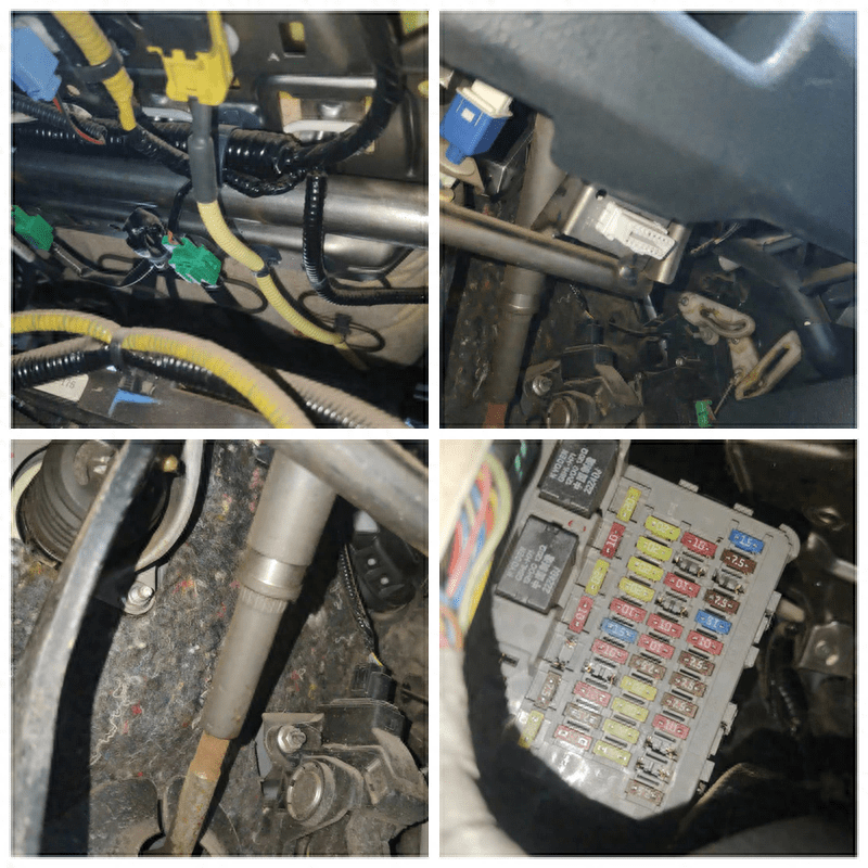 泡水的问题是不用担心的,座椅没有拆卸,底部也没有生锈痕迹,线束插接