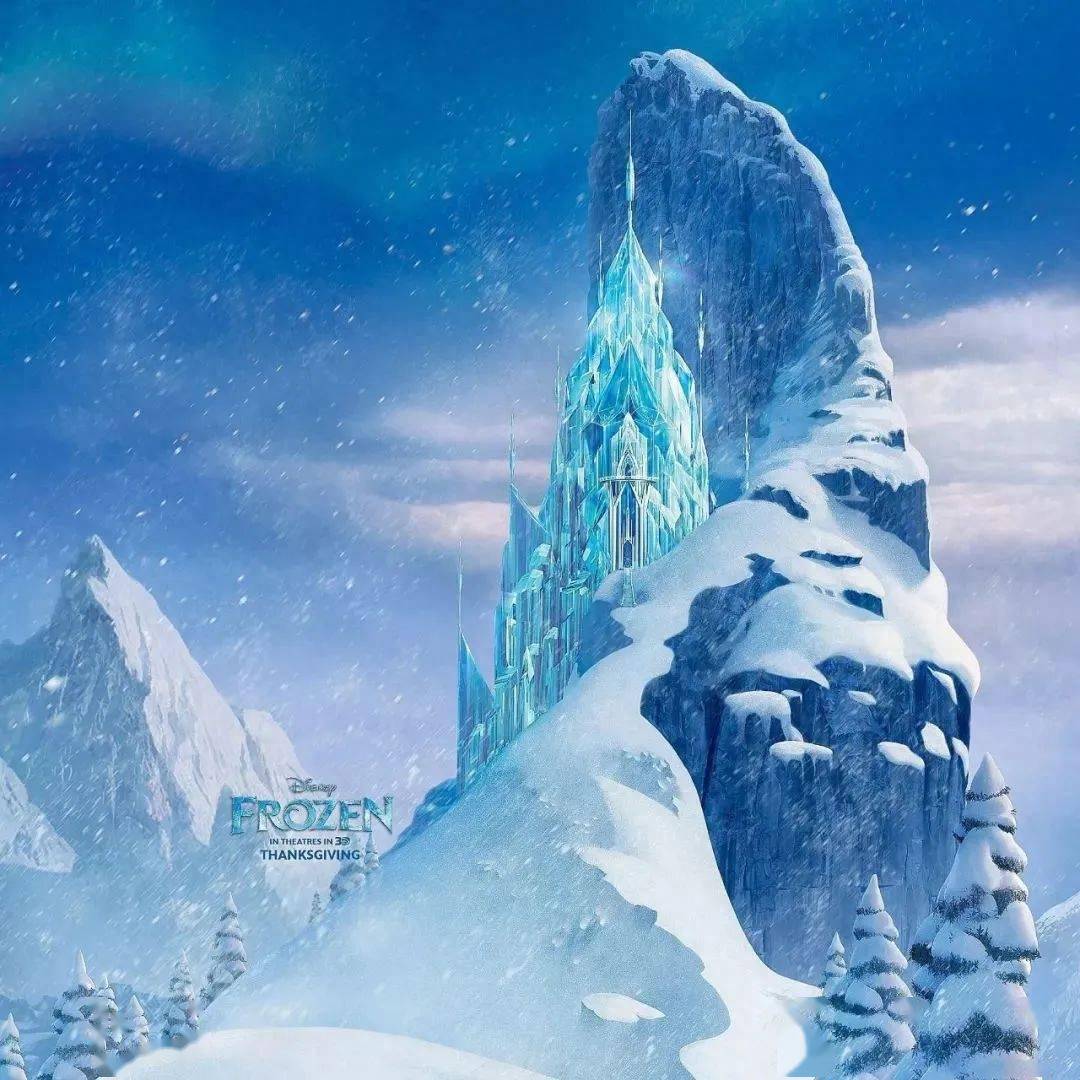 ▽千里冰封▽冰霜王国▽冰霜花的灿烂《冰雪奇缘》里绝美的童话世界让
