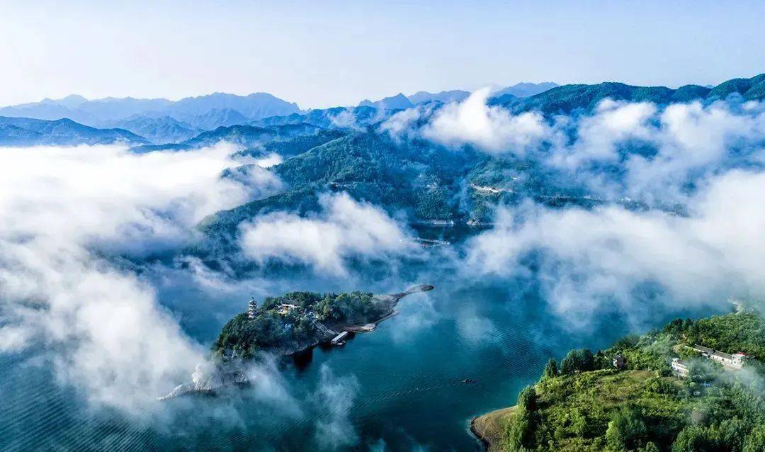 安康瀛湖风景名胜区图片