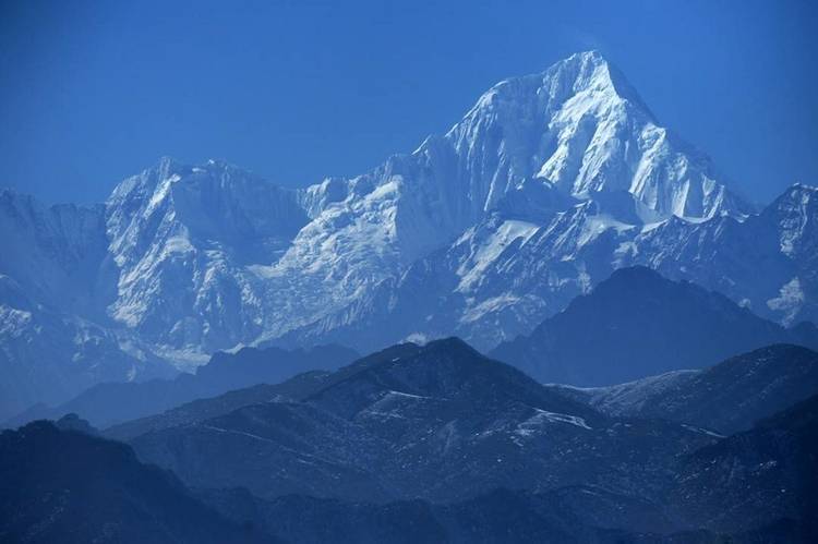 蜀山之王贡嘎山图片图片