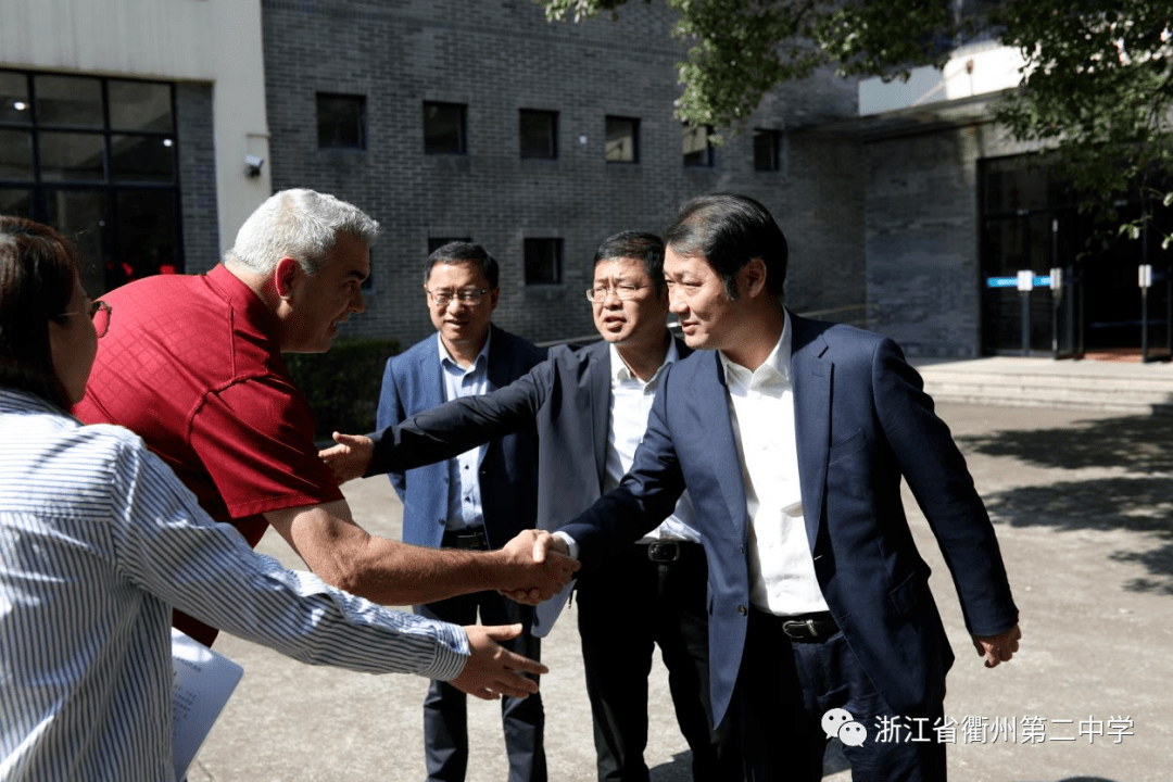 "期待已久的团聚!"美国雷德温市代表团访问衢州二中