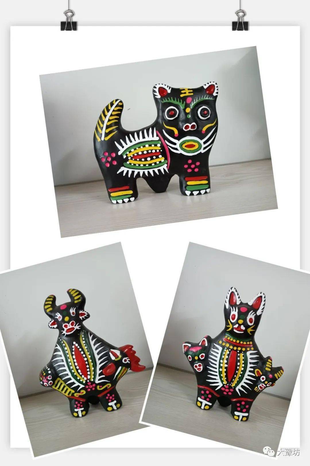 省级非遗传承人张华伟和他的"泥泥狗"作品