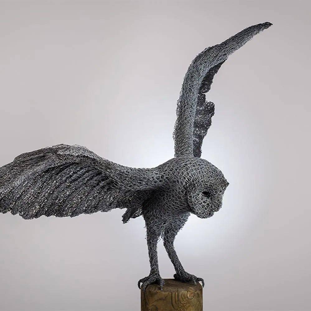 kendrahaste镀锌丝动物雕塑