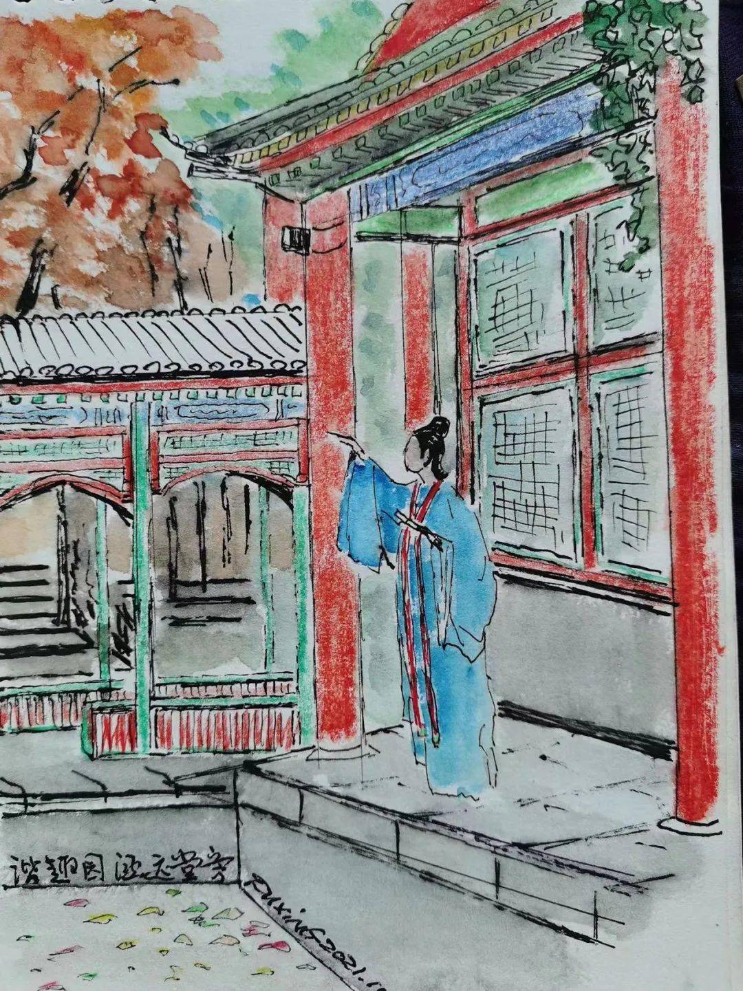 肖复兴 | 谐趣园六笺_姑娘_颐和园_荷花