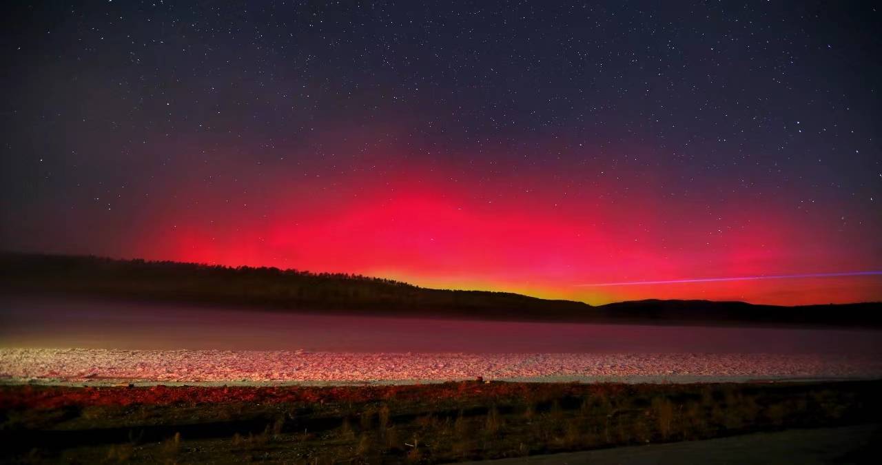 黑龙江漠河出现绚丽北极光_搜狐网, image size:1280x675