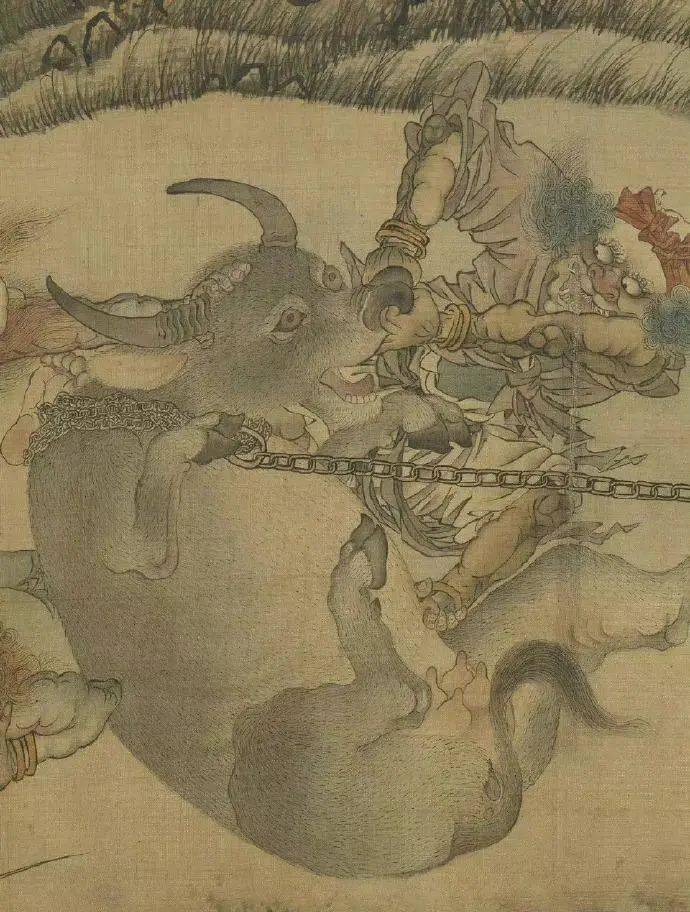 明清代传本中的经典之作《二郎神搜山图卷》赏析_代表作品_创作_艺术