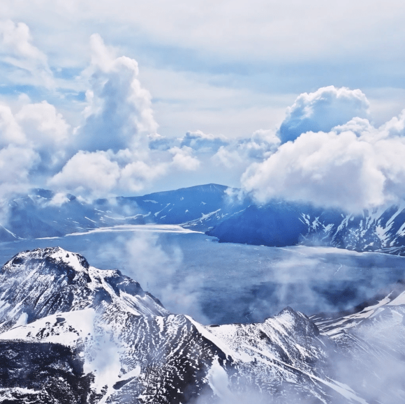 长白山冬季景色图片