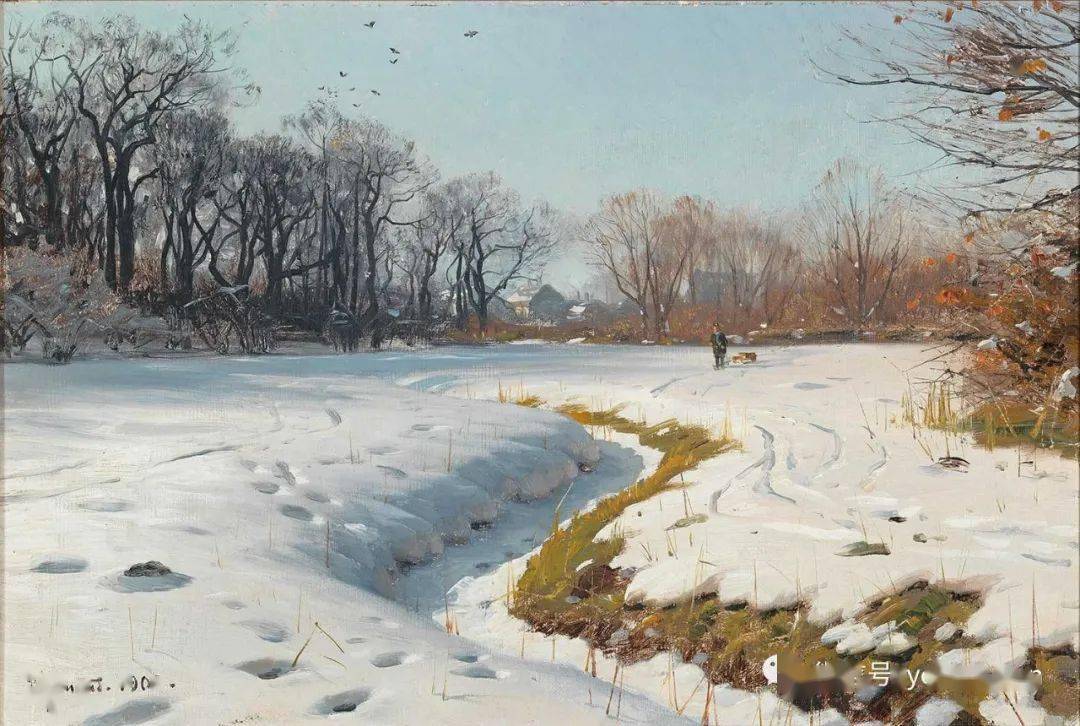 雪景怎么画？｜百画苑·油画_搜狐网