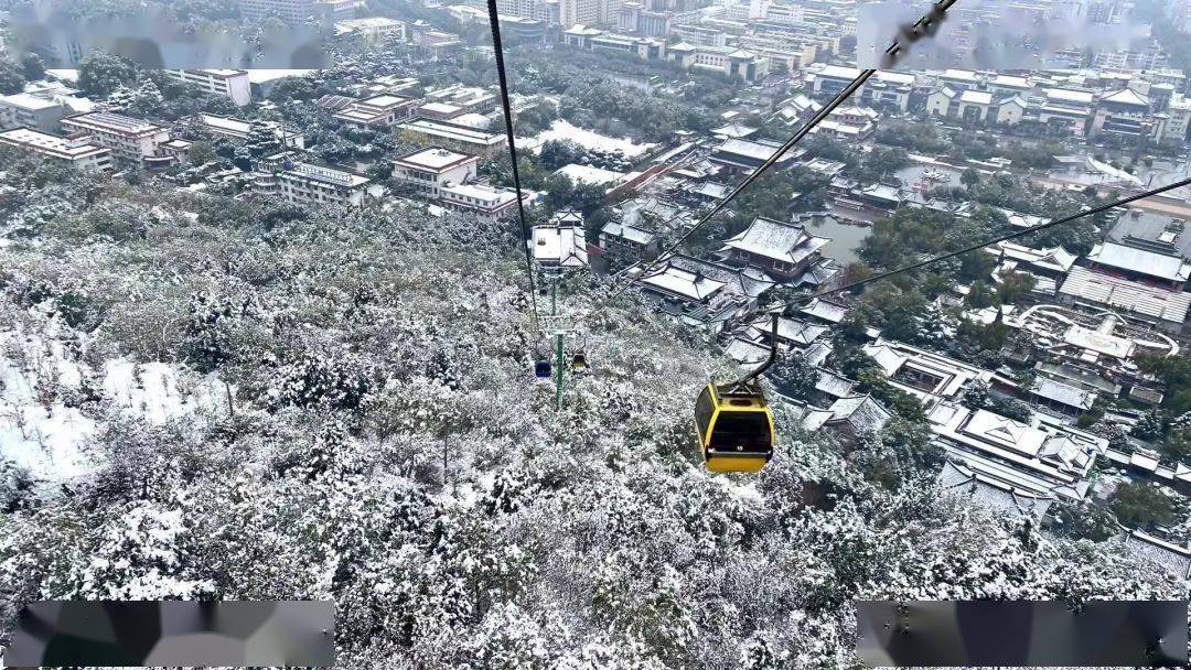 华清宫雪景图片