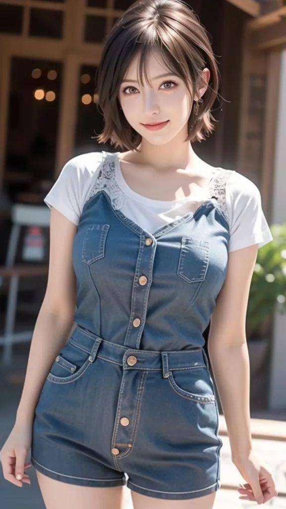 马路上的阳光女孩_萝莉_照片_细节