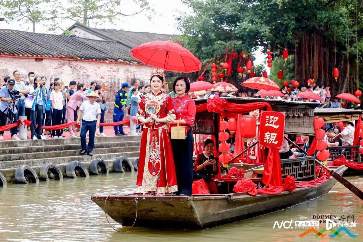 博士夫妇参与斗门水上婚嫁,以"参与"推动国家非遗项目传播