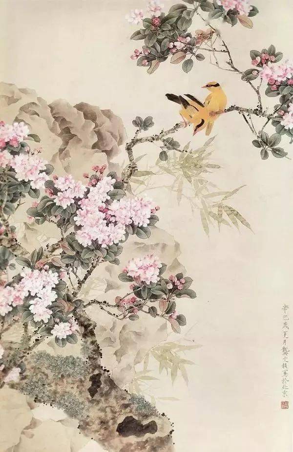 工笔花鸟画100幅收藏欣赏