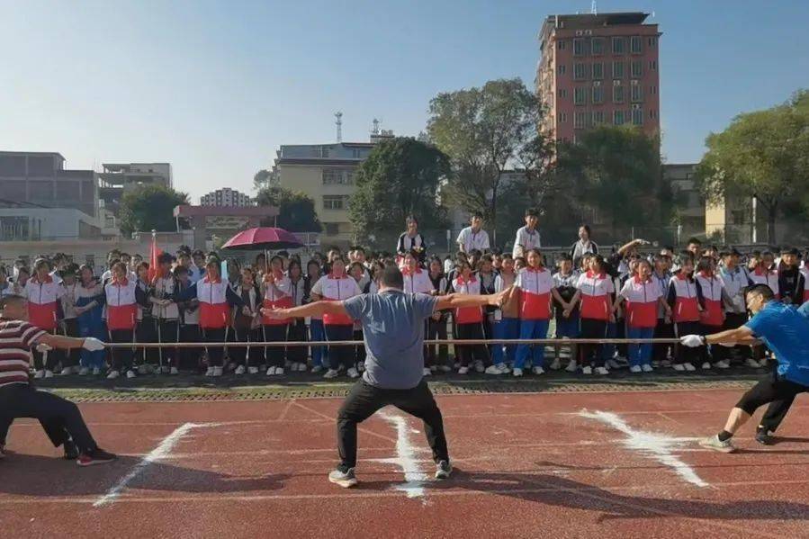兴宁大坪中学举行第四十一届田径运动会_运动场_项目_纪录