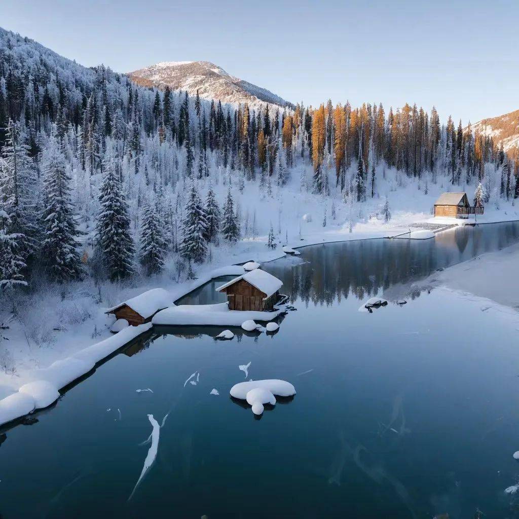 落雪入冬,美在阿尔山_公众_冰天雪地_天池