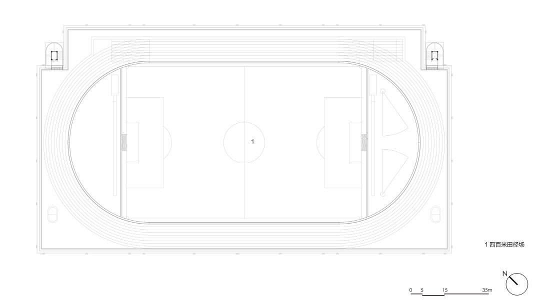 田径场平面图高清图片