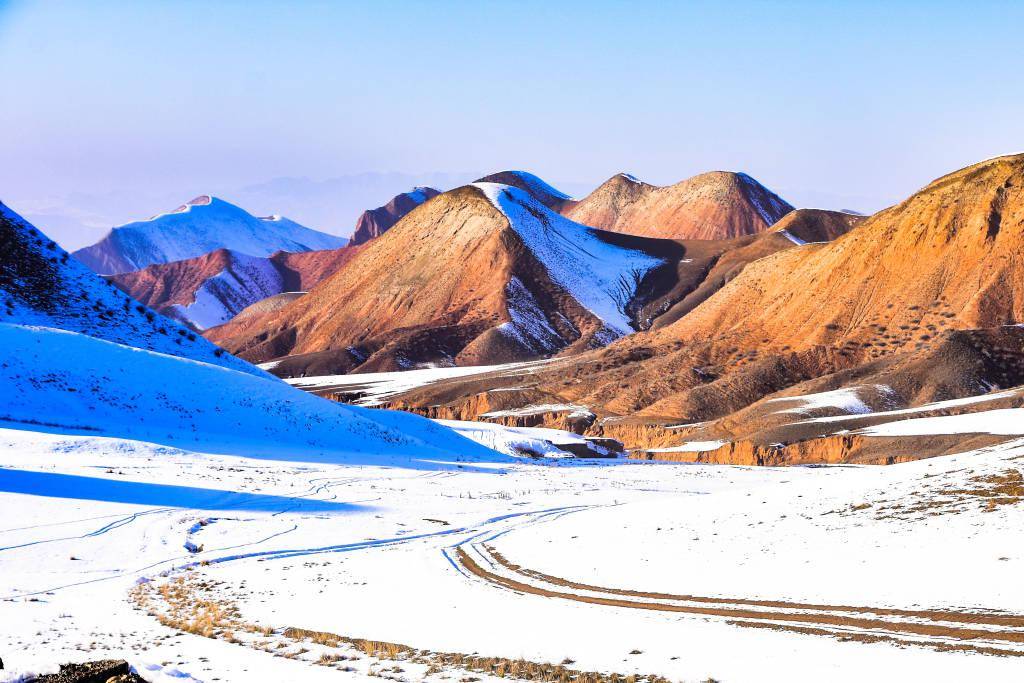 新疆昌吉雪景图片图片