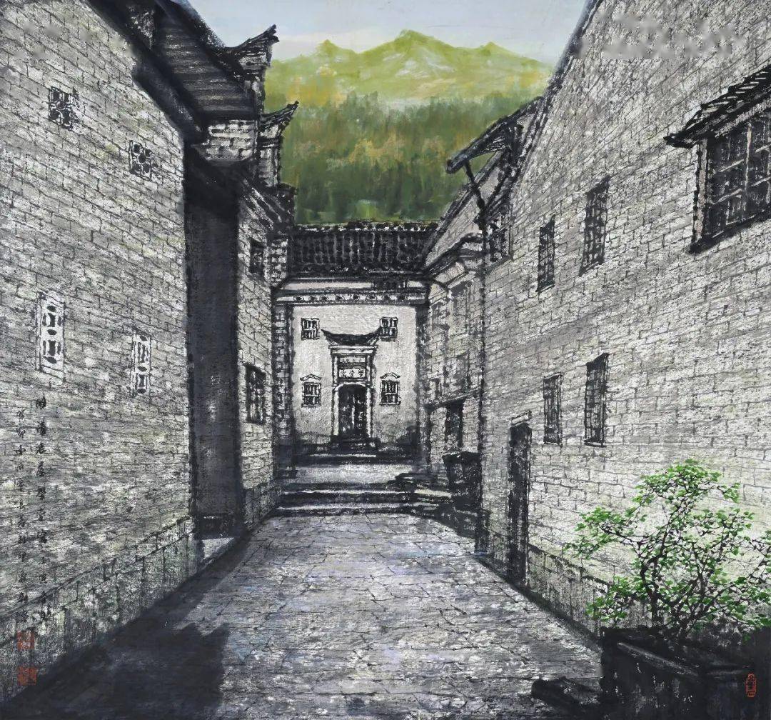 "家山无恙 风雨同行——董继宁中国画作品展暨学术研讨会"在湖北大学