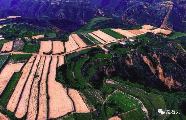 隴東董志塬陝北洛川塬當黃土塬面被切割出一道道深溝,塬面就變成了