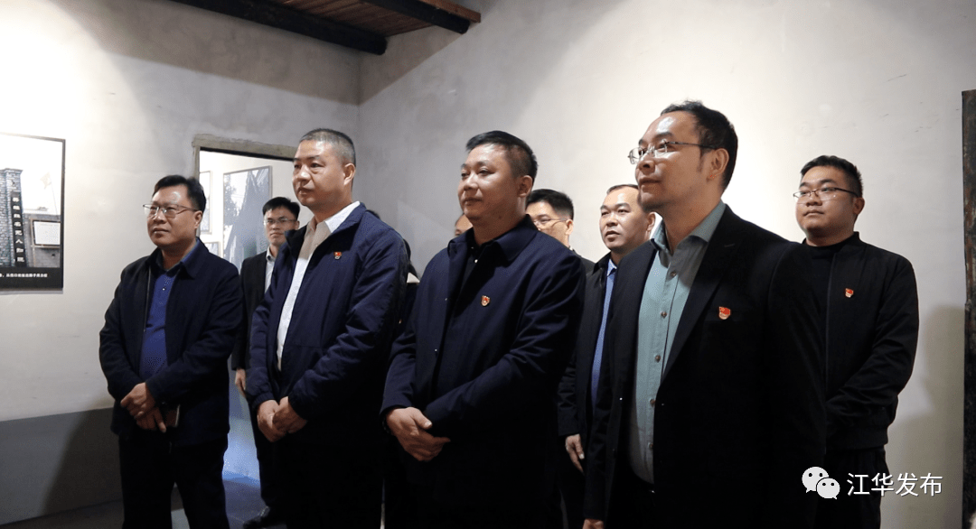 传承红色精神"主题党日活动,县领导何开银,曹斌,李新建,蒋星辉参加