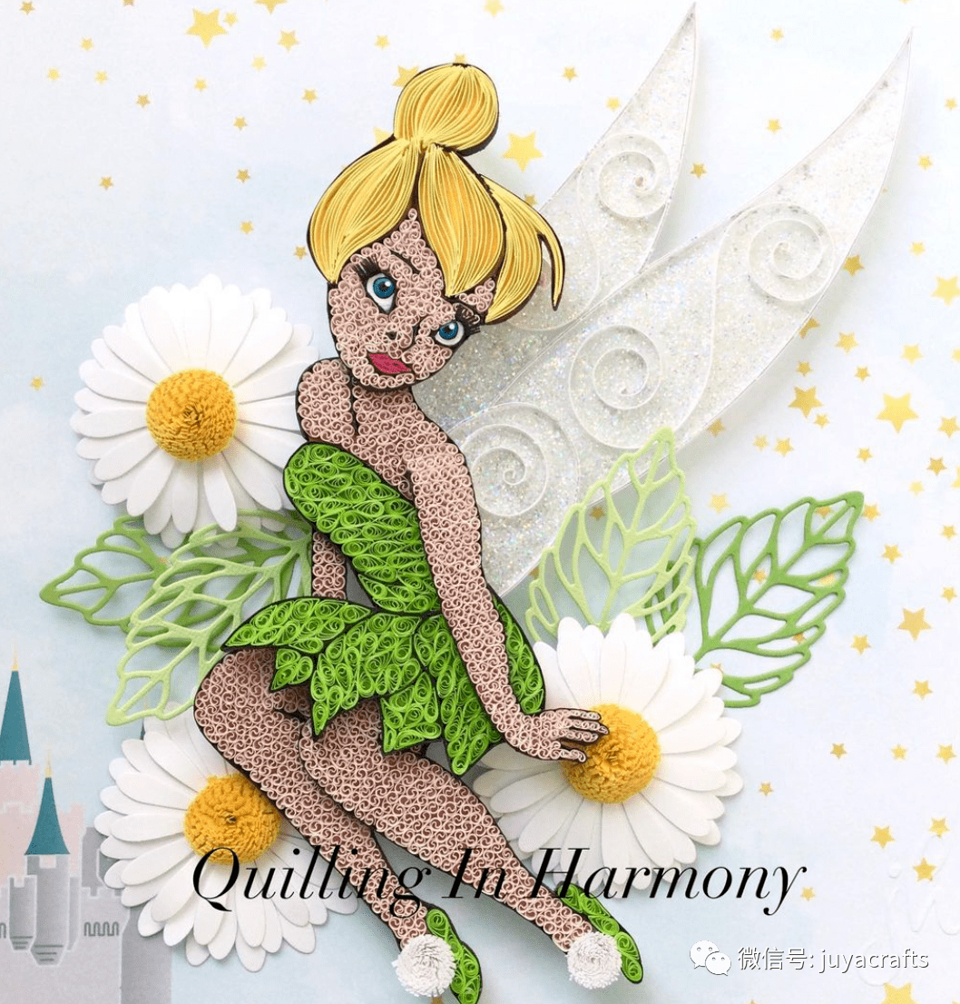 【大师作品】jan howard的衍纸作品3_人物_花卉_图片