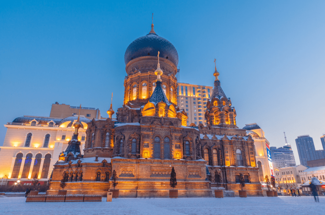 东北旅游之哈尔滨篇_冰雪大世界_中央大街_索菲亚