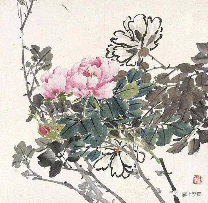 任薰《花鸟册》十二开,轻快秀逸_人物画_艺术_花卉