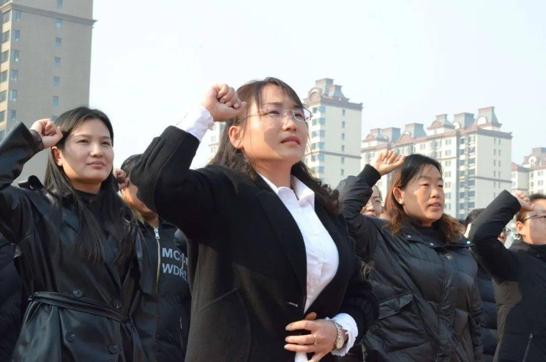 图集|河北满城中学高三誓师大会看过来→_高考_李静_张宇杰