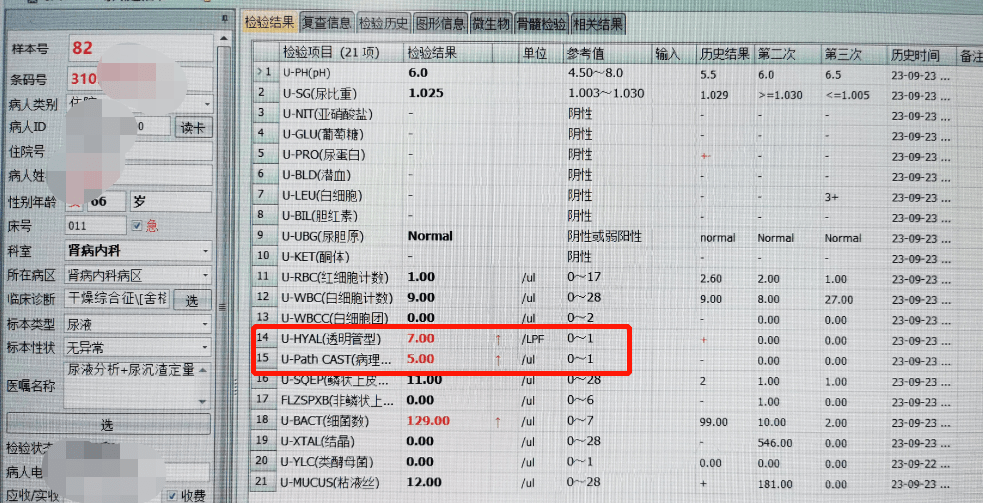 8 種尿液管型的鑑別與分析思路,看完你一定會收藏!_細胞_顆粒_患者